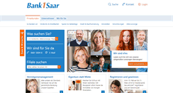 Desktop Screenshot of bank1saar.de